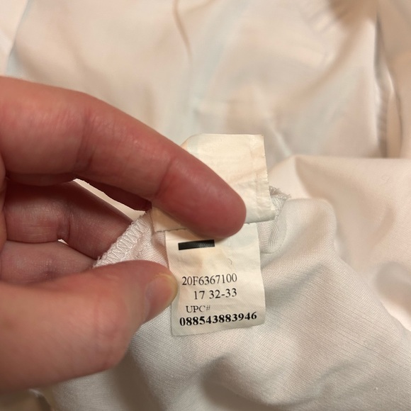 Van Heusen Regular Fit White Dress Shirt - Picture 7 of 7